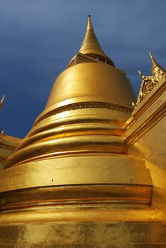 Thailand, Bangkok. Temple against sky.