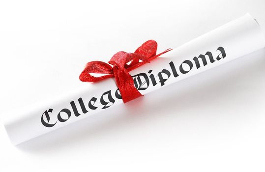 Graduation Diploma, shallow depth of field