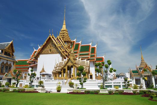 Thailand, Bangkok. Temple against sky.