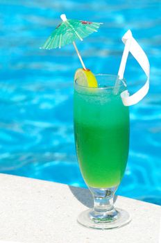 Cocktail near the swimming pool
