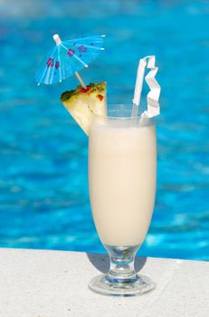 Cocktail near the swimming pool