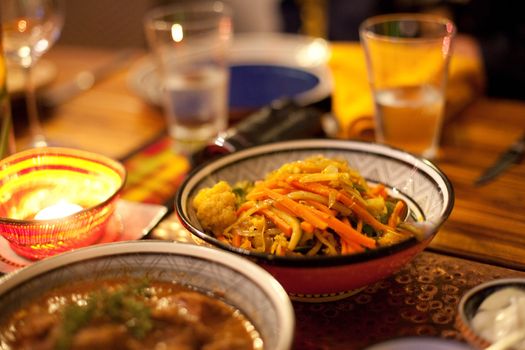 Vegetables traditional African style ready to eat