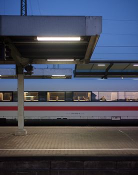 InterCity Express train at a German railway station