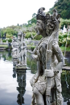 Statue at the Tirtagangga Water Palace in Bali