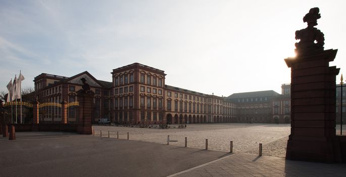 Courtyard of Mannheim Palace / Mannheim University, Germany