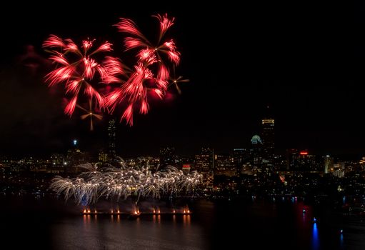 The 4th of July celebration in Boston, Massachusetts