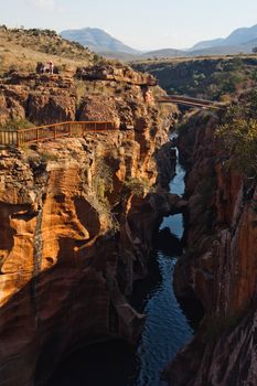 Canyon view at Bourke's Luck Potholes, Mpumalanga, South Africa