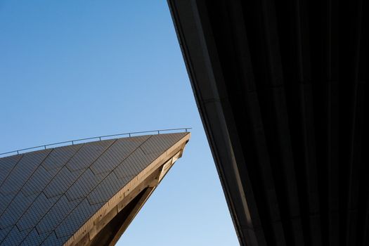 The shells of the Sydney Opera House