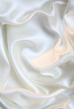 Smooth elegant white silk can use as background