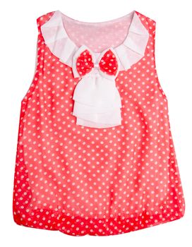 Dress for girls on the white background