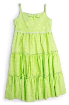 Dress for girls on the white background