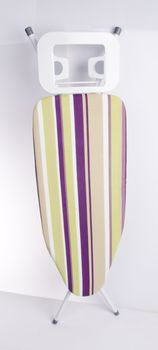 ironing tool on the background.