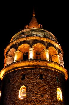 Galata Tower in Istanbul Turkey