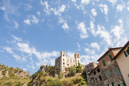 Italy, Liguria Region, Dolceacque Medieval castle, Doria family, 13th century