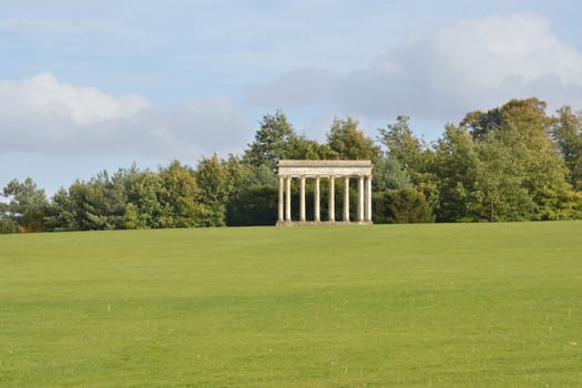 Greek style monument in england