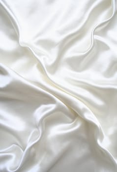 Smooth elegant white silk can use as background