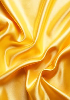 Smooth elegant golden satin can use as background 