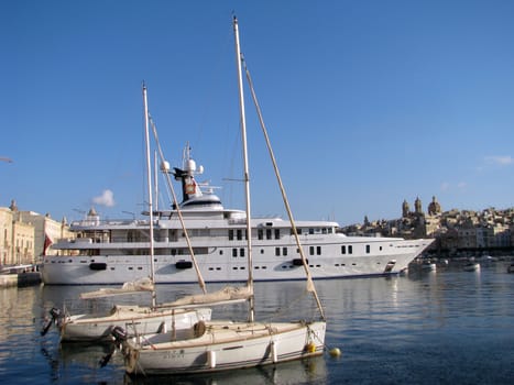 The Vittoriosa Waterfront in Vittoriosa, Malta.