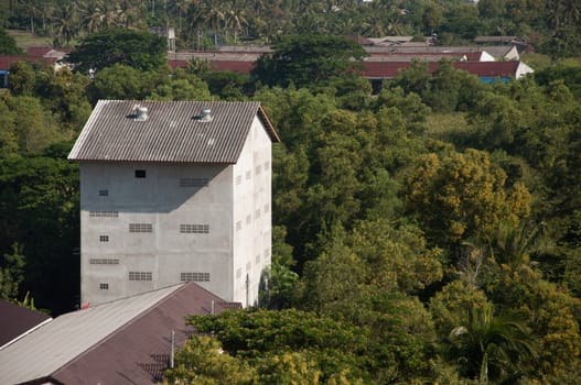 old warehouse in thailand