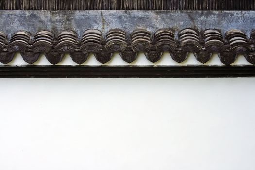 Chinese ancient fence background