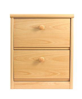 Small drawer cabinet isolated on white background