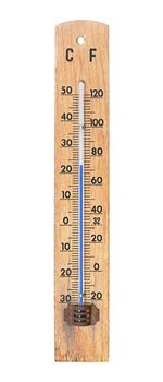 Thermometer showing 23 degrees Centigrade