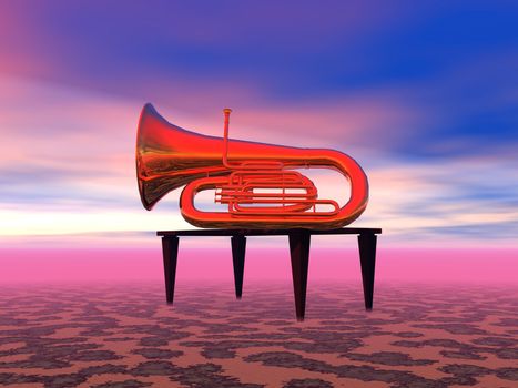 music and trumpet