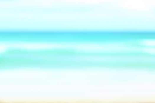 Ocean background texture. Out of focus blurry turquoise blue water background.