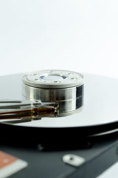 Head Reader of Hard Disk from behind