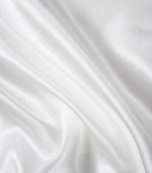 Smooth elegant white silk can use as wedding background 
