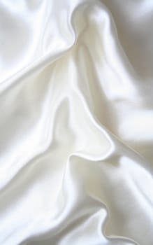 Smooth elegant white silk can use as background