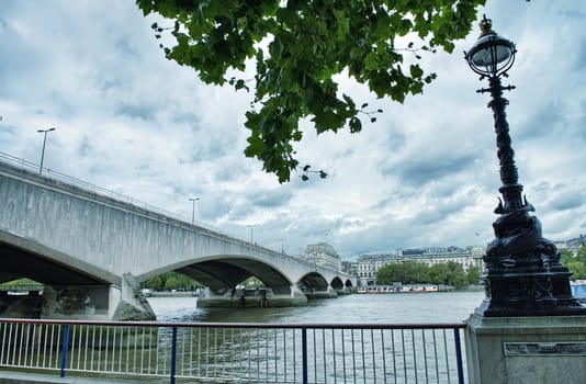 Structure and Architecture of London Bridges - UK.