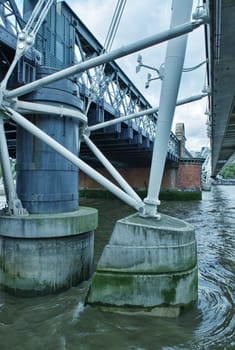 Structure and Architecture of London Bridges - UK.