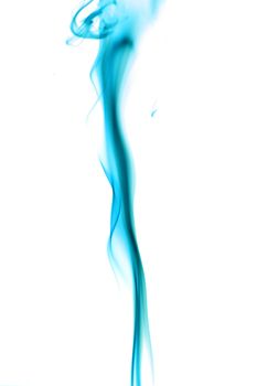 blue smoke abstract background close up