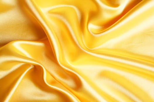 Smooth elegant golden silk can use as background 
