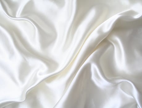 Smooth elegant white silk can use as background