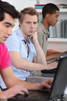 Students sat in class