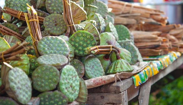 Lotus seed sell in market