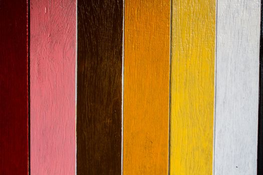 colorful wooden door or wall