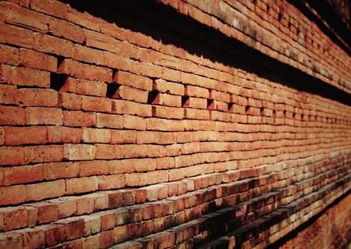 Background of old brick wall texture