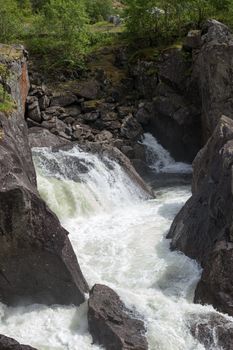 Rivers and waterfalls in Norway