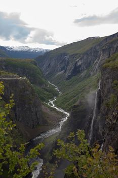 Rivers and waterfalls in Norway