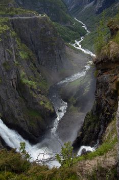 Rivers and waterfalls in Norway