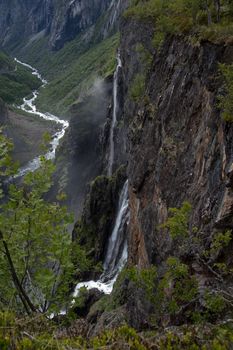 Rivers and waterfalls in Norway