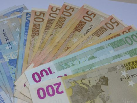 Euro (EUR) banknotes - legal tender of the European Union