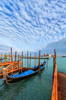 
Gondolas and San Giorgio Maggiore, Venice, Italy