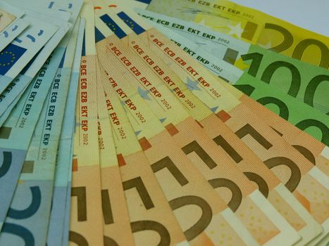 Euro (EUR) banknotes - legal tender of the European Union