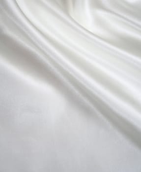 Smooth elegant white silk can use as background 