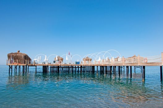 Navy Pier with pergolas