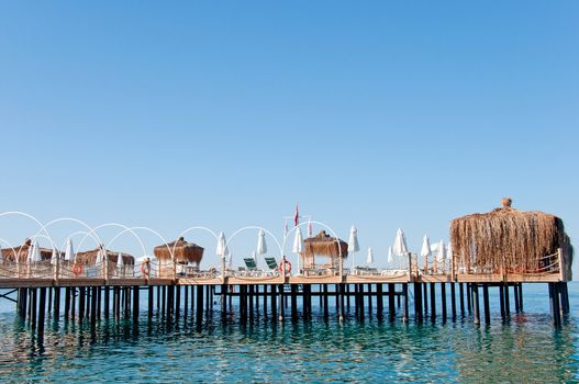 Navy Pier with pergolas